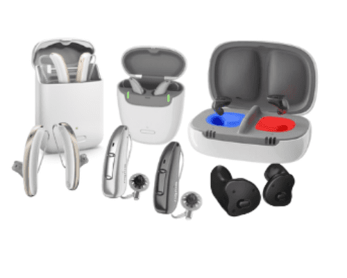 Signia hearing aid with mobels