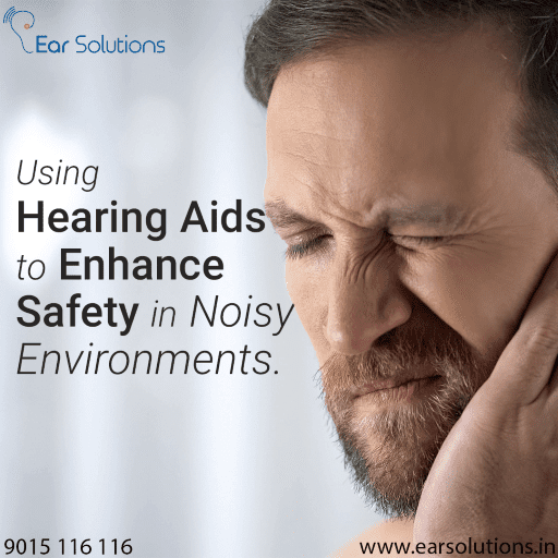 Using hearing aids to enhance safety in noisy environments