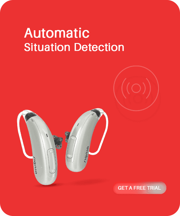 hearing aid for automatic situation detection