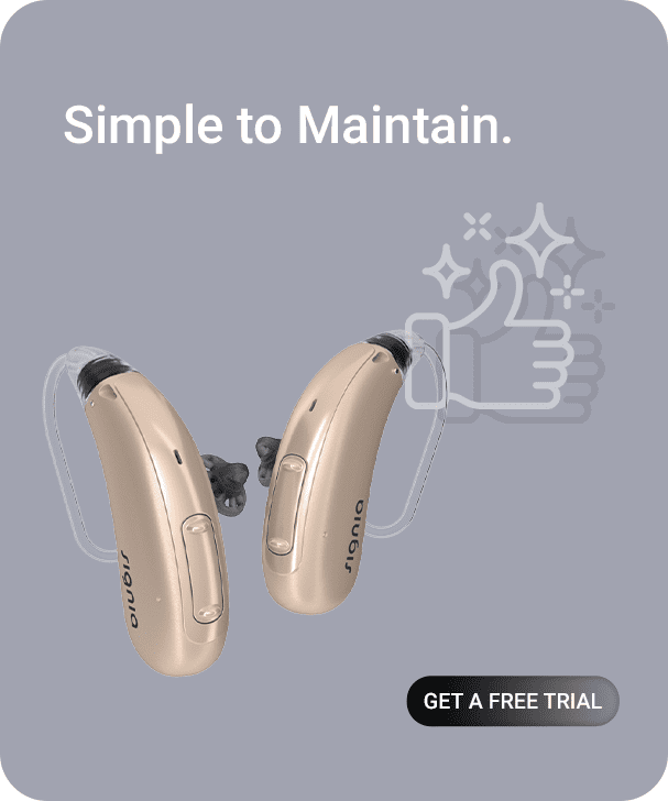 signia bte simple to maintain hearing aid