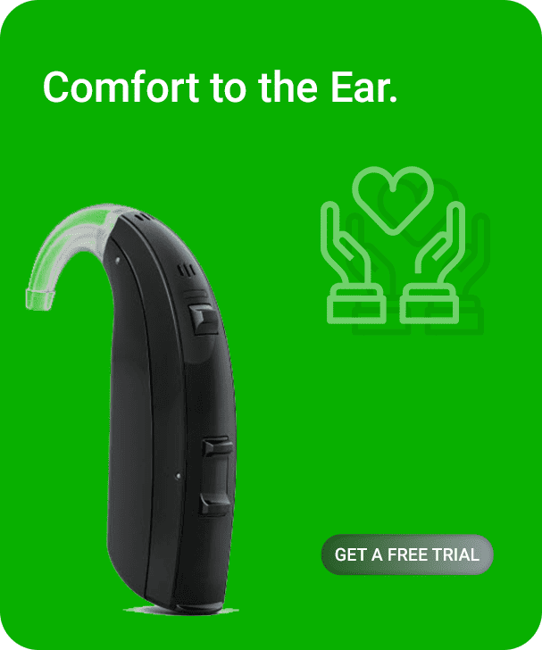 BTE hearing aid comfort to the ear