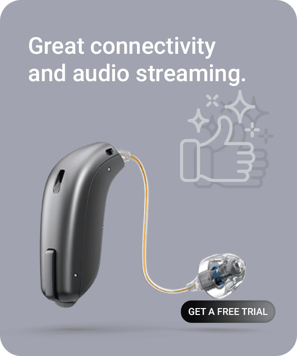 great connectivity and audio streaming hearing aid