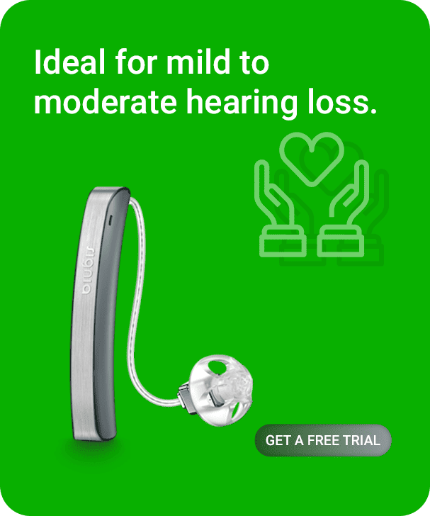 signia hearing aid ideal for mild to moderate hearing loss