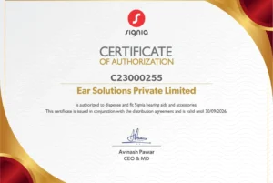 Signia Authorization Certificate 2026