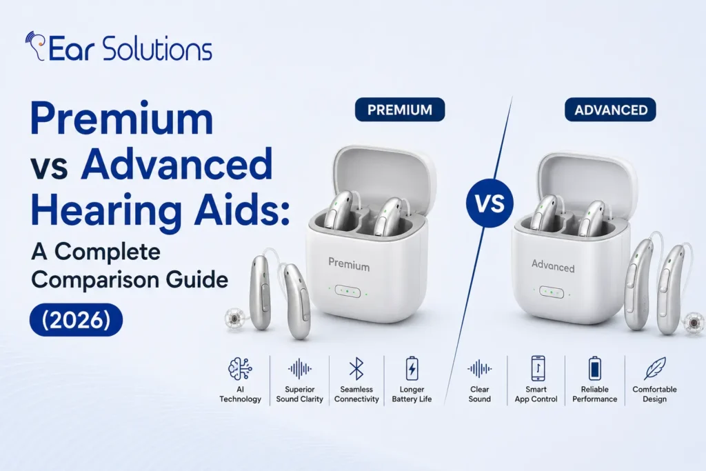 Premium vs Advanced Hearing Aids A Complete Comparison Guide (2026)