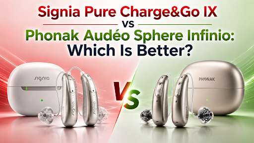 Signia Pure Charge&Go IX vs Phonak Audéo Sphere Infinio Which Is Better in 2026