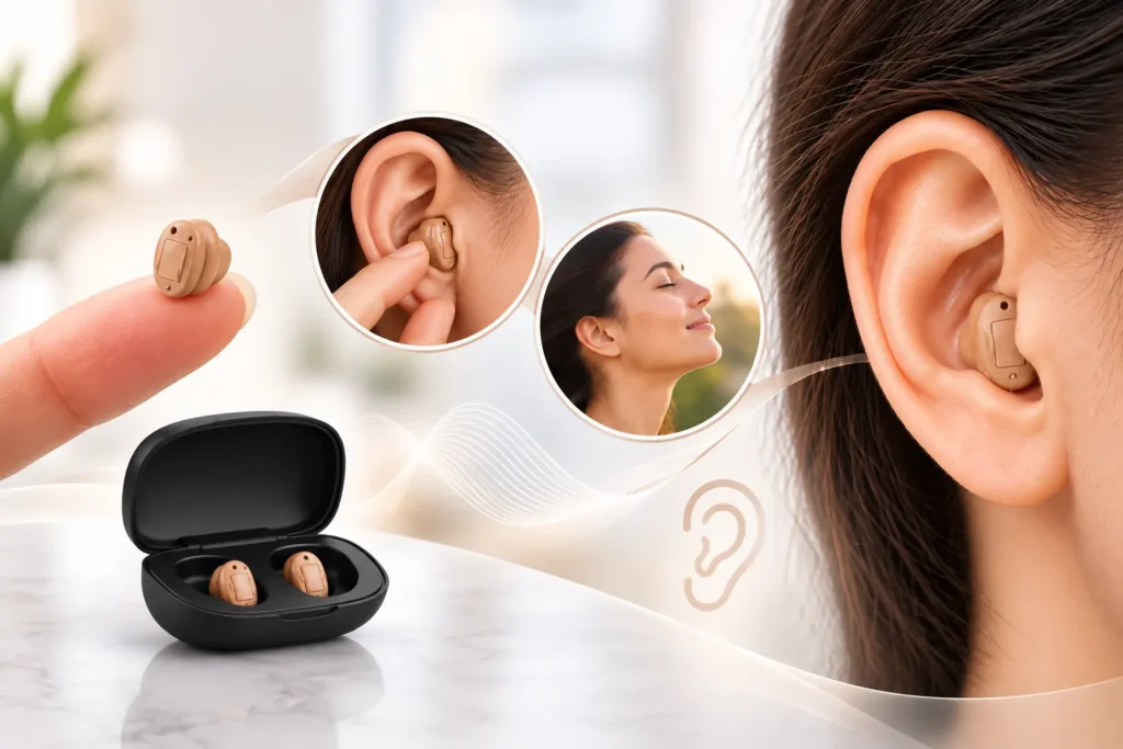 In the Canal (ITC) Hearing Aids Discreet Support, Custom Fit to Your Ear