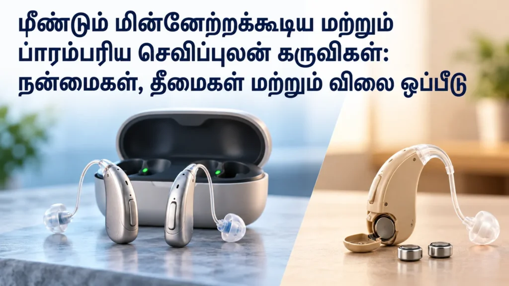 Rechargeable vs Traditional Hearing Aids